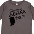thumbnail image 4 of Inktastic Someone in Indiana Loves Me Boys or Girls Long Sleeve Toddler T-Shirt, 4 of 5
