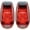 Count of 2, variant on ROCKBROS Bike Lights Rear Tail Light 3 Modes Bike Tail Lights Clamp Waterproof Safety Bicycle Lights