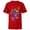 Red, variant on Disney Junior’s Ariel & King Triton Father and Daughter - Short Sleeve T-Shirt for Kids - Customized-White