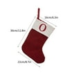 thumbnail image 7 of KCEHTA Christmas Stockings with Initials, Embroidered Personalized Knit Christmas Stocking Red and White Knitted Christmas Stocking for Family Holiday Party Fireplace Hanging Decorations, 7 of 7
