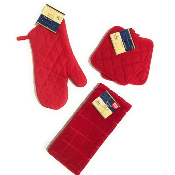 Home Collection Red Cotton Kitchen Linens