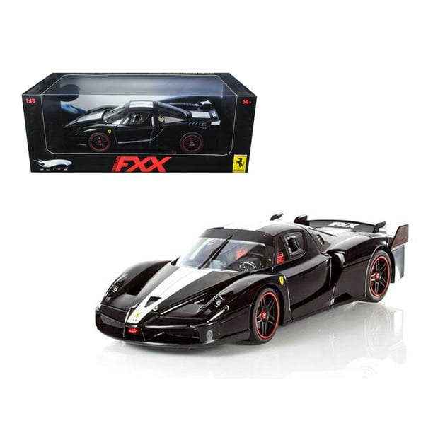 Hotwheels Ferrari FXX Elite Edition negro 1/18 modelo de coche