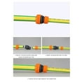 NASIQXB Quick Snap Sprinkler Sprinkler 4PCS Garden Hose Connector