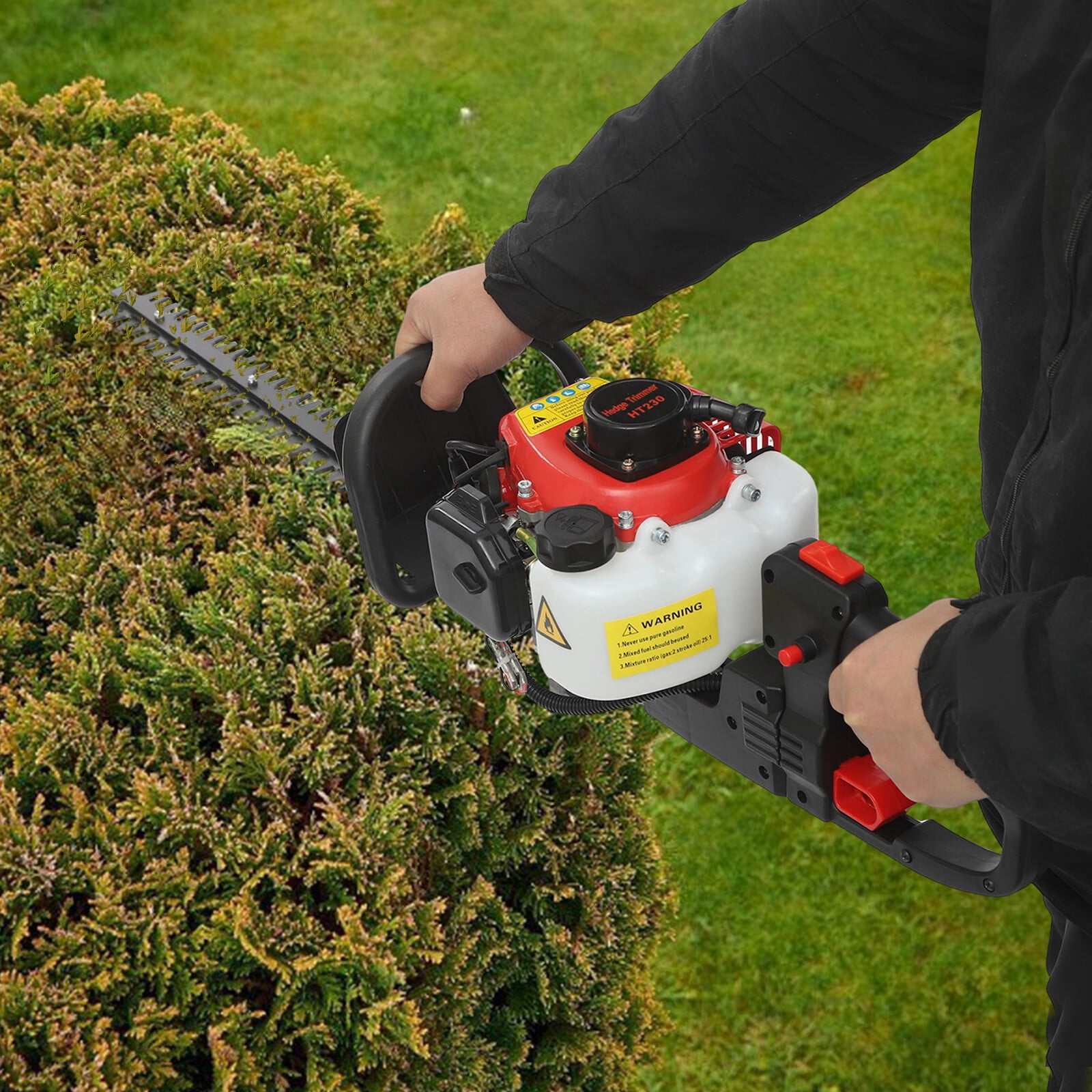 Double-Edged Hedge Trimmer With Powerful Two-Stroke Engine 9000 r/min for Parks, Gardens, Schools
