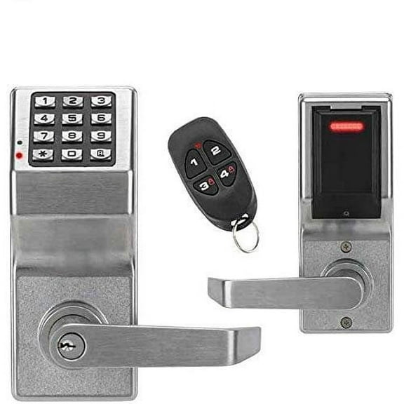 Trilogy DL2700LD Access Control Lever Lock/w/Remote Release FOB & Classroom Lockdown/Satin Chrome - 26D Alarm Lock