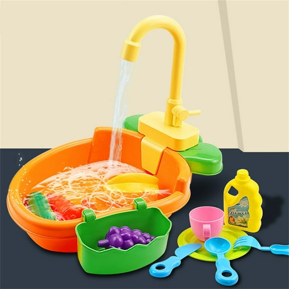 Kitchen Sink Toys With Running Water Educational Gifts For Girls Boys