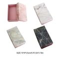 thumbnail image 3 of Matsuzay Estuche para embalaje de joyas, organizador Rectangular de papel para envolver, soporte multifuncional para regalos, contenedor de Artesanía Rosado, 3 of 6