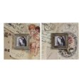 thumbnail image 1 of Benjara BM206702 Style Victorien Rustique Carrés Cadres Photo en Métal - Bronze - Lot de 2, 1 of 1