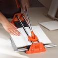 thumbnail image 1 of 17-Inch Manual Tile Cutter For Wall & Polished Tiles Double Rails For Precise Cutting Tungsten Carbide Wheel Non-Slip Handle Anti-Displacement Pressure Rod Precise Cuts For Pros & Beginners, 1 of 10
