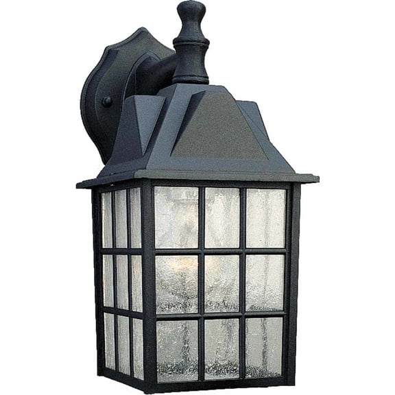 Volume Lighting V8510 1 Light 12" Height Outdoor Wall Sconce - Black