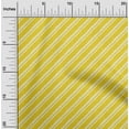 thumbnail image 2 of oneOone Silk Tabby Yellow Fabric Stripes Diy Clothing Quilting Fabric Print Fabric By Yard 42 Inch Wide, 2 of 5