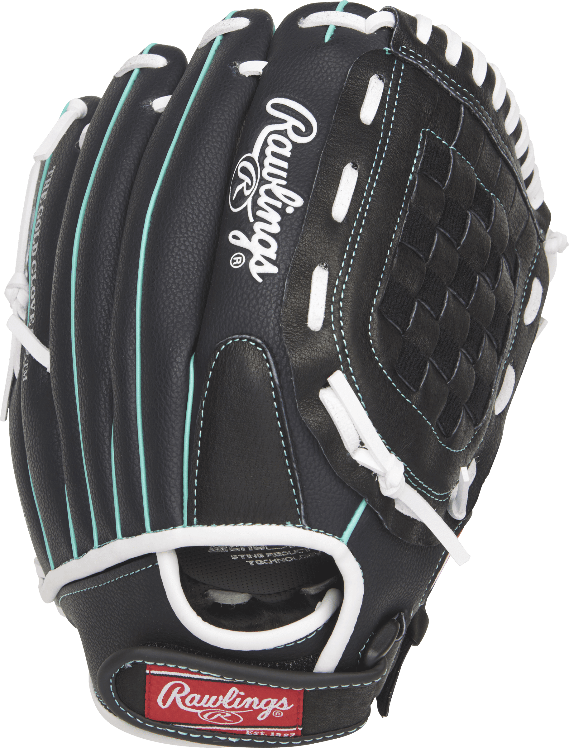 Rawlings Fast Pitch Leather 11.5 Left Hand Softball Mitt Black Right Throw 