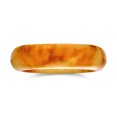 thumbnail image 2 of Bling Jewelry Womens Good Luck Energy Smooth Gemstone Stackable Dyed Golden Jade Band Ring, 2 of 6