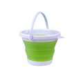 thumbnail image 2 of Cubo plegable portátil para pesca al aire librelavabo para coche (verde 5L) Ndcxsfigh Nuevos Originales, 2 of 6