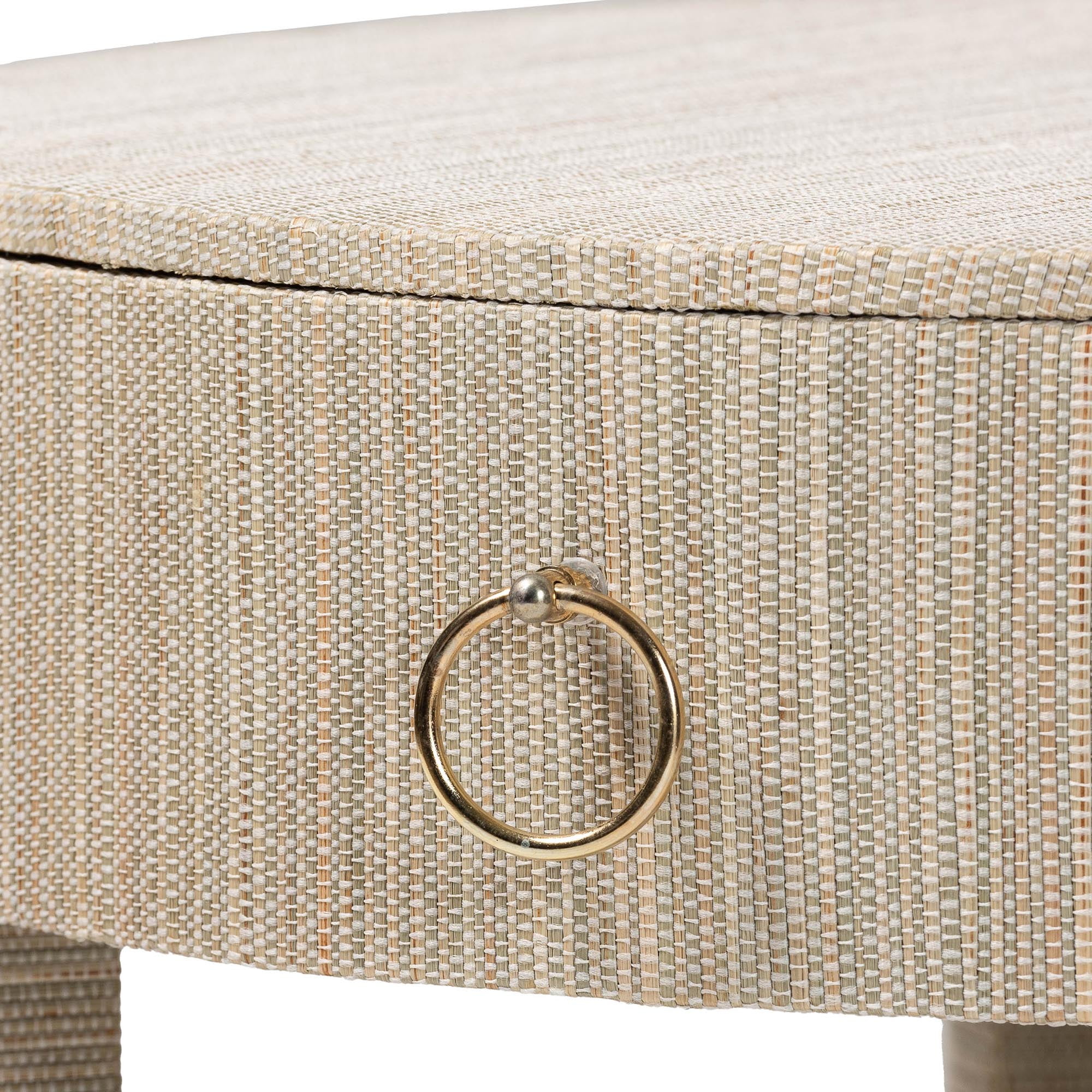 bali & pari Sadia Boho Nightstand, 1-Drawer, Natural