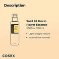 thumbnail image 4 of Cosrx Advanced Snail 96 Mucin Power Essence, 3.38 Ounce 2018, 4 of 8