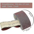 thumbnail image 5 of 30 Pieces Sanding Belt, 75 X 533mm Cloth Sanding Band 40/60/80/120/180/240 Grit Aluminum Oxide Sandpaper Belts Power File For Bosch Cisea Belt S f74, 5 of 5