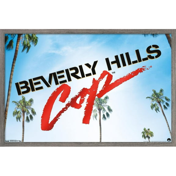 Beverly Hills Cop - Logo Wall Poster, 14.725" x 22.375", Framed