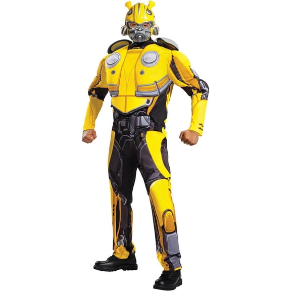 Disguise Mens Transformers Bumblebee Muscles Costume - Size Large/X Large
