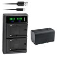 thumbnail image 1 of Battery and USB Charger Kastar NP-F750 NP-F770 5800mAh, 1 of 6
