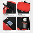 thumbnail image 3 of Tennis Bag Badminton Backpack with Shoe Compartment for Women Men to Hold Tennis Racket  Paddles Badminton Racquet Squash Racquet Balls, 3 of 7