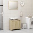 thumbnail image 4 of vidaXL Bathroom Furniture Set Sonoma Oak Engineered Wood, 4 of 20
