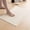Ivory, variant on Yiannan 17x24 Inch Cotton Bath Rug, Soft Absorbent Non Slip Mat, Machine Washable Non Shedding, Fashionable Mat for Bathroom, Kitchen and Laundry,Sage