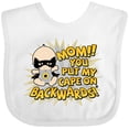 thumbnail image 3 of Inktastic Mom You Put My Cape on Backwards&reg; Boys or Girls Baby Bib, 3 of 4
