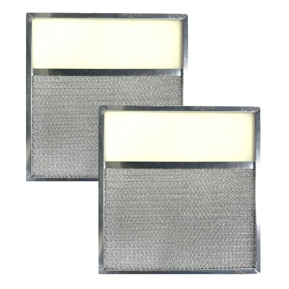 Air Filter Factory 11-7/16 x 11-3/4 x 3/8 Aluminum Lens Grease Filters 2-Pack