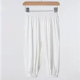 thumbnail image 5 of Pantalones de chándal informales holgados para niños, pantalones transpirables hasta el tobillo de Color sólido para niños y niñas, pantalones antimosquitos de verano, 5 of 5