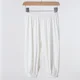 thumbnail image 5 of Pantalones de chándal informales holgados para niños, pantalones transpirables hasta el tobillo de Color sólido para niños y niñas, pantalones antimosquitos de verano, 5 of 5