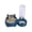 🍒 Blue_Hot#3180, variant on Pet Feeder and Water Dispenser Set Multicolor – Automatic Gravity Waterer withStainless Steel Bowl, Plastic Base, 28x19.5x9cm, 1 Unit