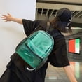 thumbnail image 4 of WRKEKC Clearance Transparent PVC Waterproof Backpack, Outdoor Travel/Beach Bag with Reflective Strips, Lightweight Design, 4 of 8