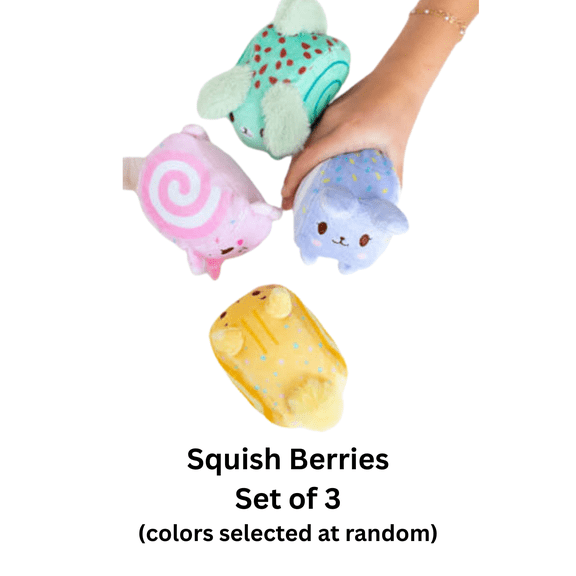MushMeez Squish Berries Plush Toy (3pcs)