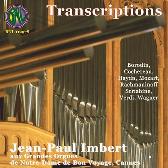Jean-Paul Imbert - Transcriptions for Organ - Music & Performance - CD