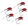 thumbnail image 4 of Anzuelos Swimbait de piezas con Lentejuelas Tipo de Cabeza Casting ging , tal se describe, Rojo 10g DYNWAVEMX Cabezas Jig Anzuelos Jig de Plomo, 4 of 6