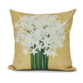 thumbnail image 2 of Paperwhites, Floral Print Pillow, 2 of 2