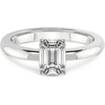 thumbnail image 2 of 14K White Gold Cushion Cut Lab Grown Diamond Solitaire Engagement Ring – IGI Certified – Gift for Women, Wedding or Birthday (3 Carat TW E-F Color VVS-VS Clarity) (Ring Size: 7.5), 2 of 6