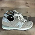thumbnail image 2 of new balance 574 mens size 9 shoes gray suede athletic running sneakers, 2 of 6