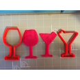 thumbnail image 4 of Wine and Margarita Glasses Cookie Cutter, 4 of 10
