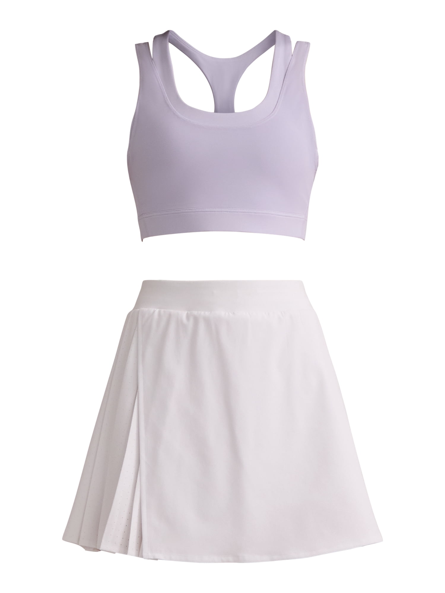 Avia Women's and Women's Plus Double Layer Mesh Sports Bra, Sizes XS-4X