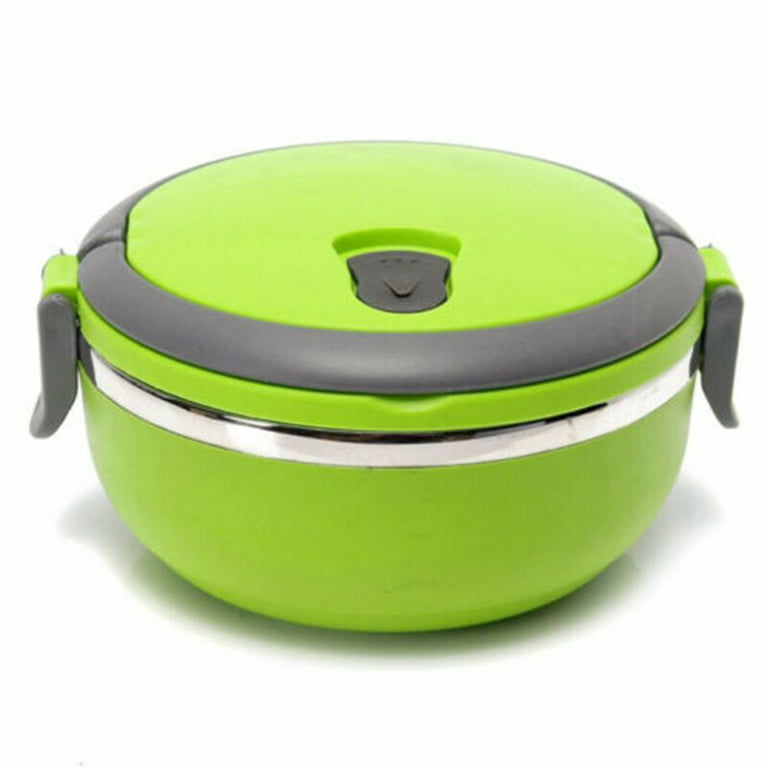 Leakproof Kitchen Storage Insulated Kids Adult Warmer Food Container Hot  Food Flask Lunch Box Thermos Vacuum GREEN 650ML 