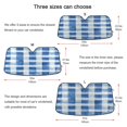 thumbnail image 5 of Yayeee Car Windshield Sun Shade Universal Fit Front Visor Protector, Blue Plain, 5 of 8