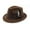 Coffee, variant on Vintage German Hat Traditional Fedora With Feather For Oktoberfest Parties & Outdoor Events Bucket Hats One Size