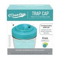 Masontops Trap Cap Regular Mouth Mason Jar Lid 4 pk