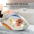 thumbnail image 4 of Yayeee Pillowcase Standard Size Set of 2 Satin Wrinkle Resistant Pillow Case, Cute Rainbow, 4 of 7