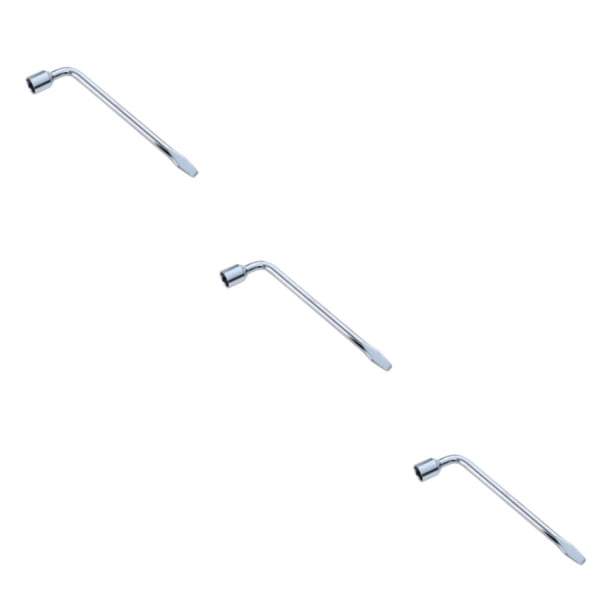 Sidaley Juego de llaves de agarre cómodas plateadas - Mejora de la mano de obra Llave de vaso Llave de rueda de automóvil plateada 21 mm Type1 NO1