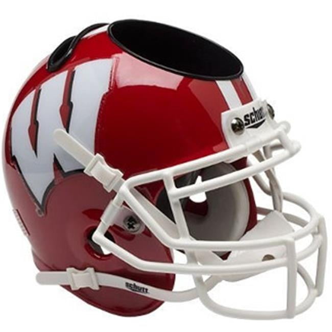 Schutt NCAA Wisconsin Badgers Football Helmet Desk Caddy 