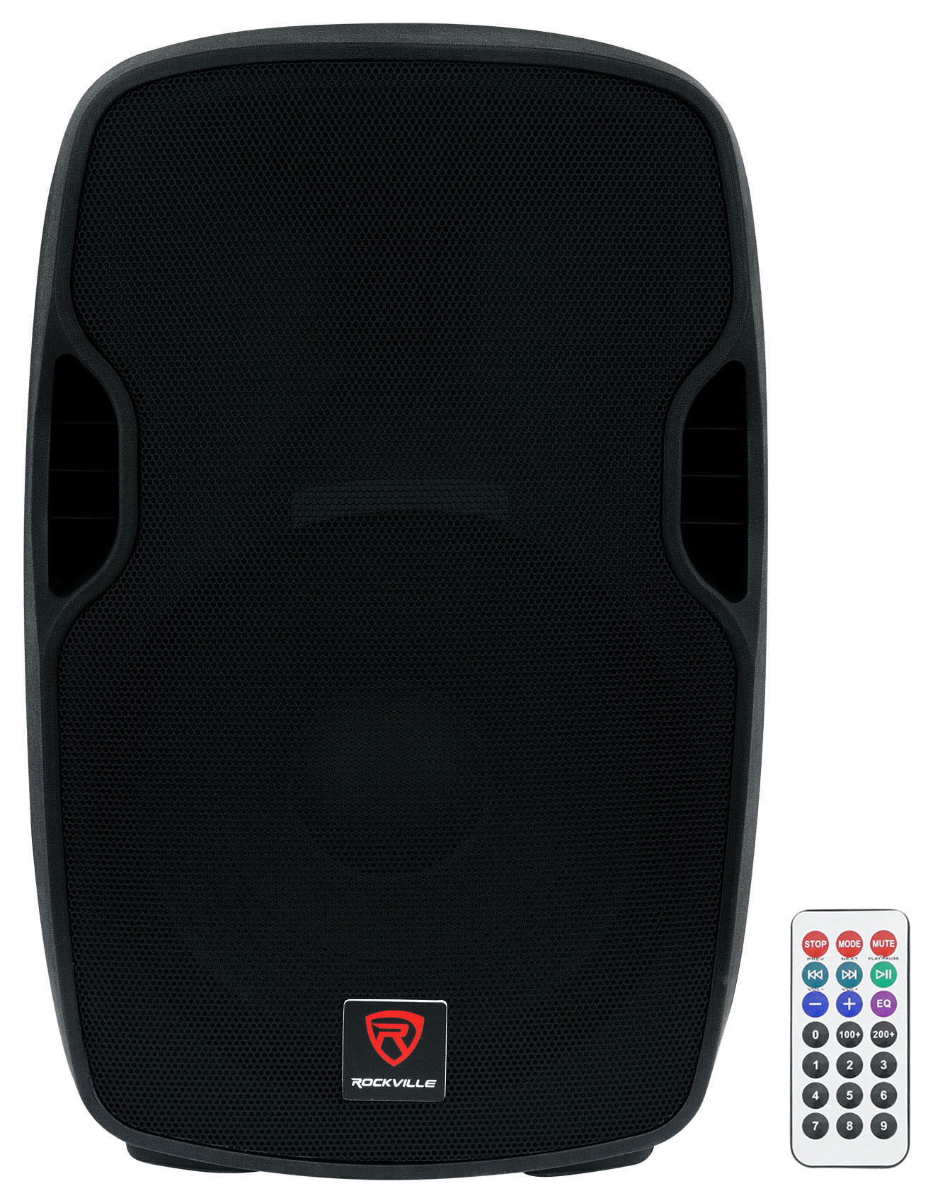 (2) Rockville BPA15 15" Powered Active 800w DJ Speakers w Bluetooth+Totem Stands - image 2 of 11