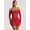 Red, variant on Off-shoulder Strapless Backless Sexy Mini Dress Women Gown Elegant Lace See Through Long Sleeve Ruched Club Party Dress